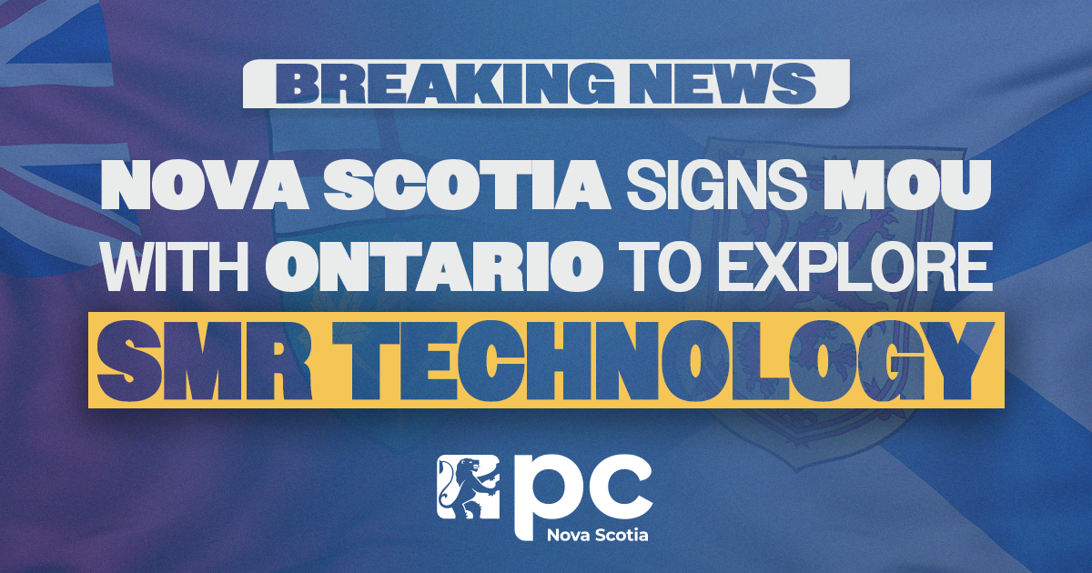 Nova Scotia Signs MOU with Ontario to Explore Small Modular Reactor Technology