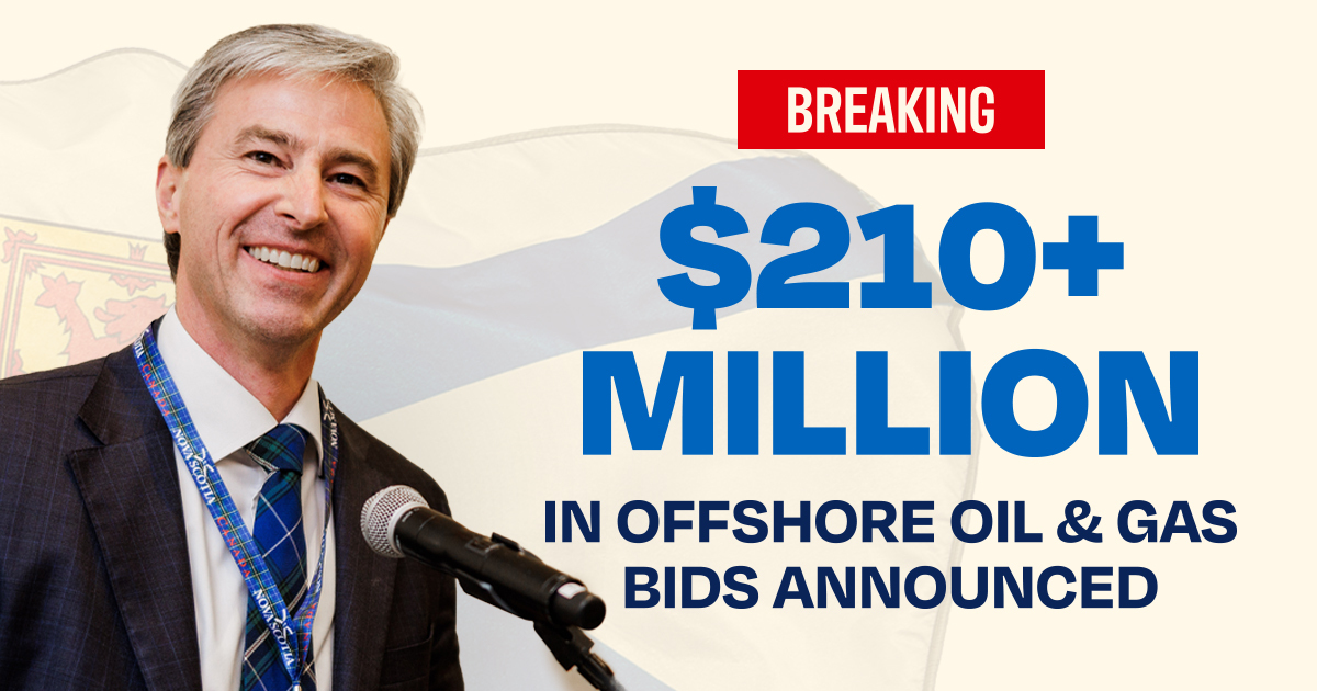 Nova Scotia is Back in the Offshore Oil and Gas Business: Statement from Premier Tim Houston