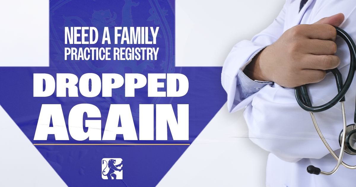 Need a Family Practice Registry Update – April 2026