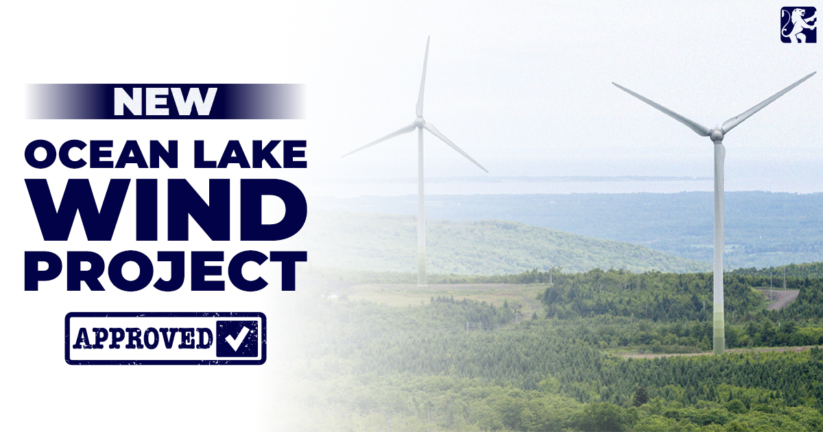 Ocean Lake Wind Project: Approved