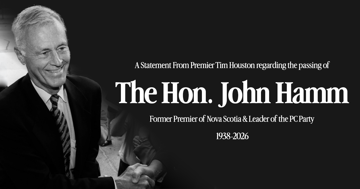 Statement on Passing of Former PC Premier John Hamm
