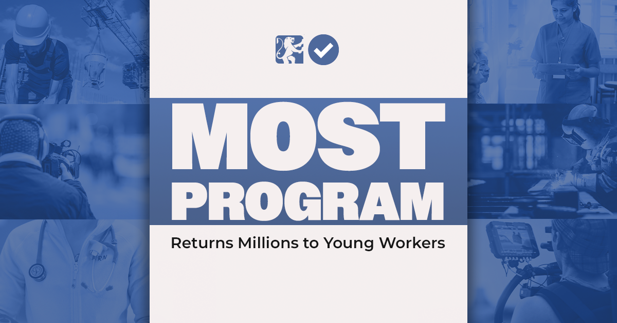 MOST Program: Returns Millions to Young Workers